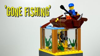 Easy LEGO Kinetic Sculpture #9 [Gone Fishing] - includes Tutorial