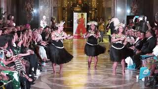Kiribati UK Dance Group Performing at London Pacific Fashion Week London