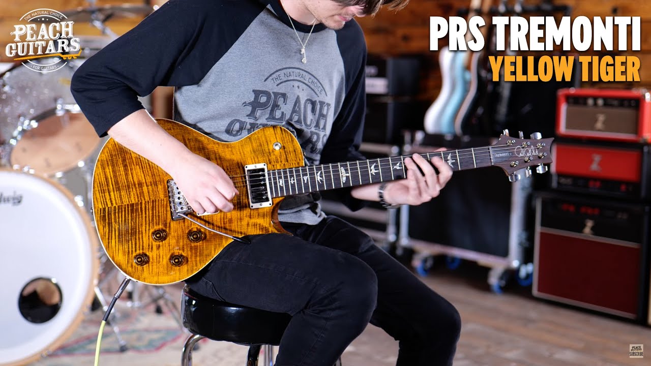 No Talking...Just Tones | PRS Tremonti - Yellow Tiger Gen III Trem Used