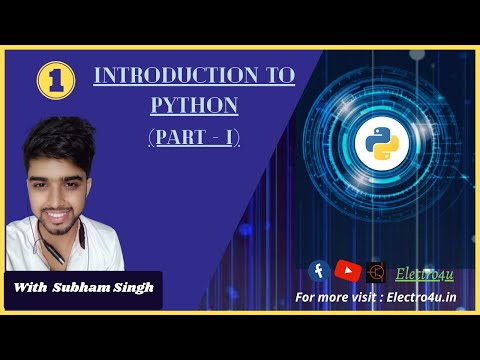 Introduction of Python in Hindi  By Subham Singh | Lecture -1|