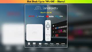 Top HOMATICS R Lite 4K TV Box Android 12 with Netflix 4K Google Certified Amlogic S905Y4 2G32G