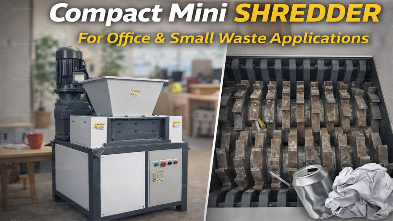Small Waste Shredding Made Easy 💡 | Mini Shredder for Office & Daily Recycling