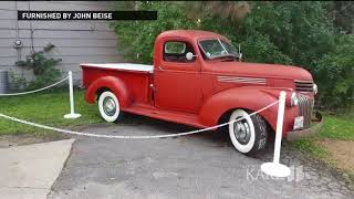 Classic truck destroyed by suspected drunk driver