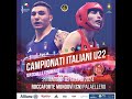Campionati italiani u22 mf 2024  day 1  ring b