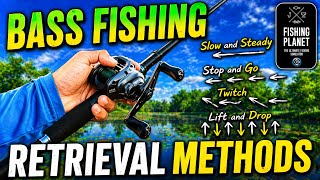 Diffferent Bass Retrieval Methods in Fishing Planet 2024 (EASY GUIDE)