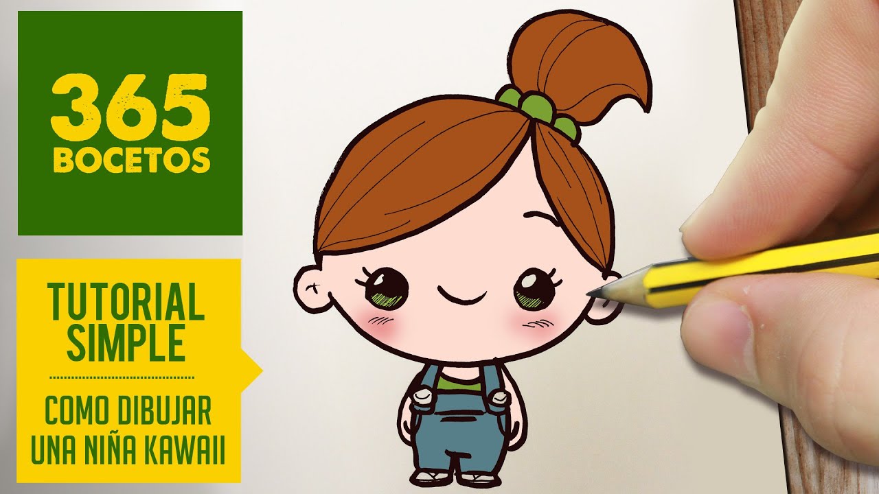 COMO DIBUJAR UNA NIÑA KAWAII PASO A PASO - Dibujos kawaii faciles - How to  draw a girl - thptnganamst.edu.vn