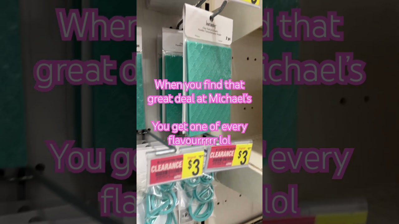 Finding great deals at Michael’s arts and crafts 
