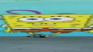 wide spongebob walking