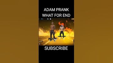 Adam prank 🔥 wait for end🔥 pro player call me nob #short #shorts