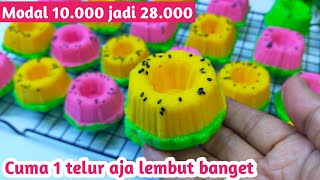 UDAH CANTIK MODALNYA IRIT BANGET // COCOK UNTUK IDE JUALAN BOLU SEMANGKA 1 TELUR