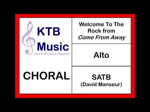 Welcome To The Rock (Monseur) SATB Choir [Alto Part Only]