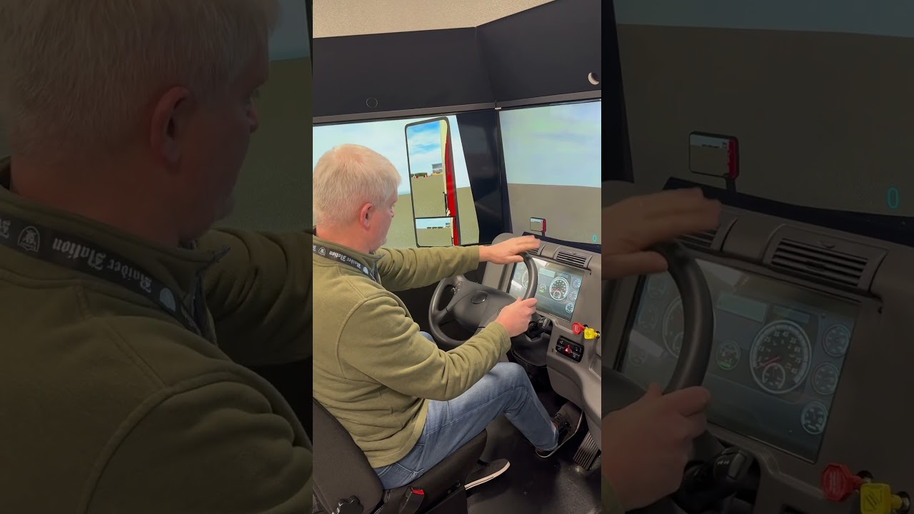 Prime simulator training #cdl #trucker #cdllife #trucking #truckdriver