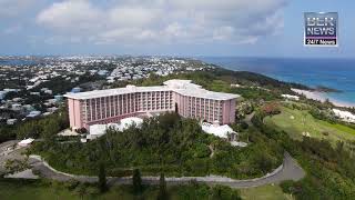 Short Aerial View Of The Fairmont Southampton, May 2022