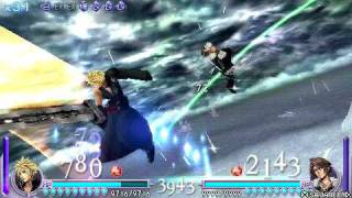 Dissidia Final Fantasy    Cloud Climhazzard Combo