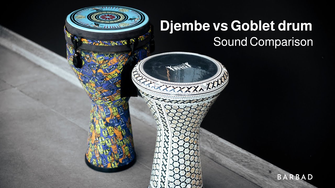 Djembe vs Goblet drum Sound Comparison YouTube