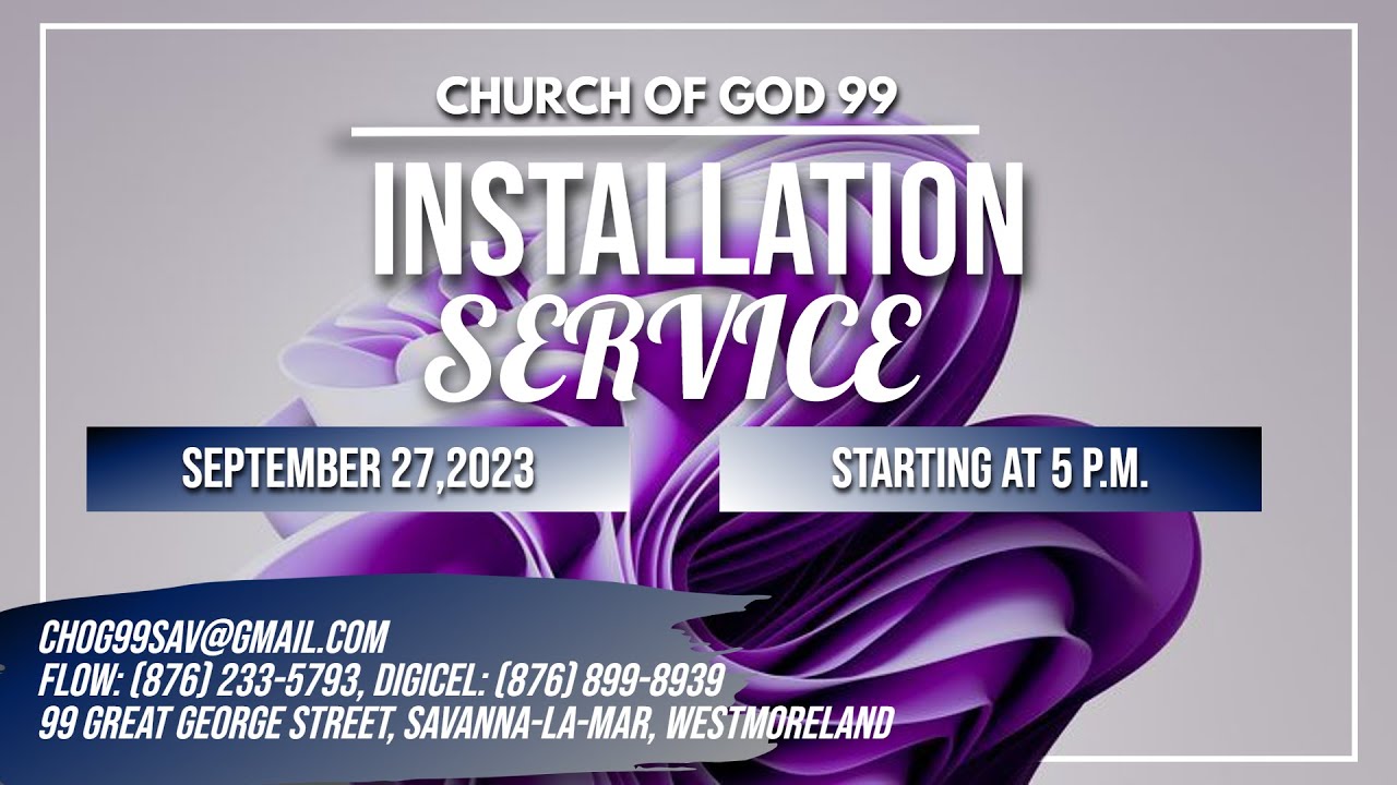 Installation Service Sermon YouTube