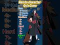 Naruto character Quiz let’s see how many you can make it correct right the rate 1to10 #anime #fypシ