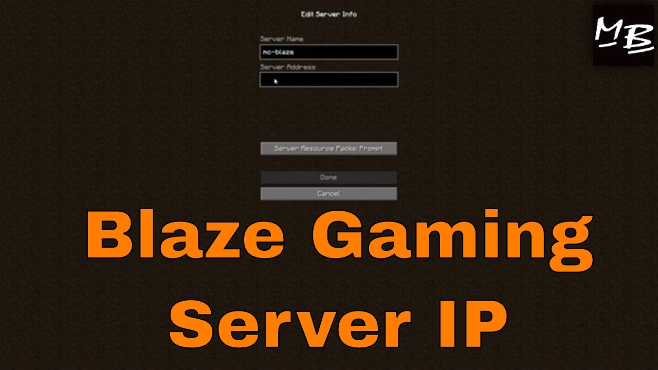 Minecraft Blaze Gaming Server IP Address - YouTube