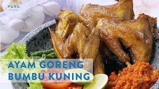 Resep AYAM GORENG LENGKUAS & Sambal Bawang [Bisa Frozen Food]. 