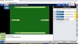 BBO: Talking on the Chat line