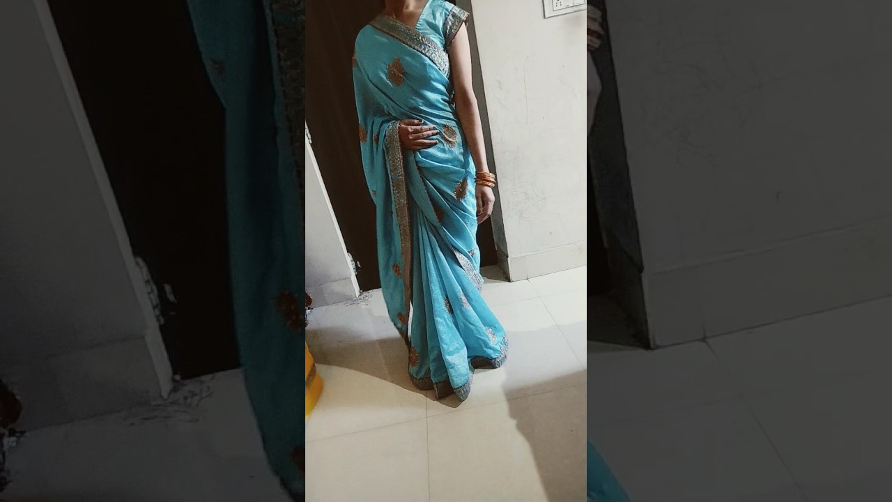 💫New Trendy Sky Blue Party Wear Saree Design ✨❤️  | Beautiful Designers Saree ❤️ 