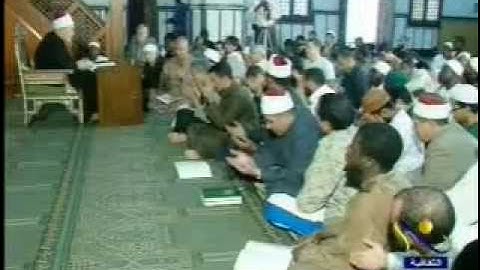 الآيات 74:62 من سورة الصافات- أ.د محمد سيد طنطاوي شيخ الأزهر Grand Imam Dr.Muhammad Sayyed Tantawy