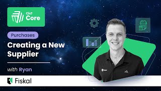 Cin7 Core - Purchases: Create New Supplier