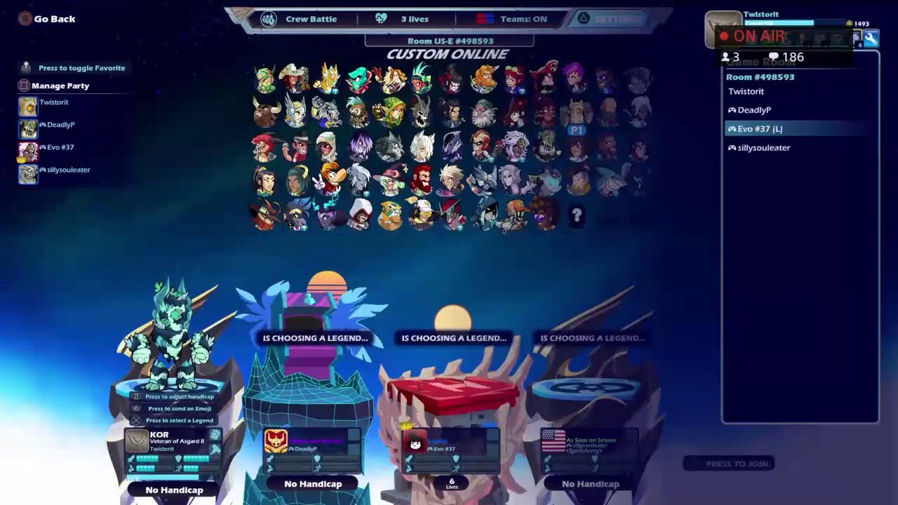 Playing brawlhalla - YouTube