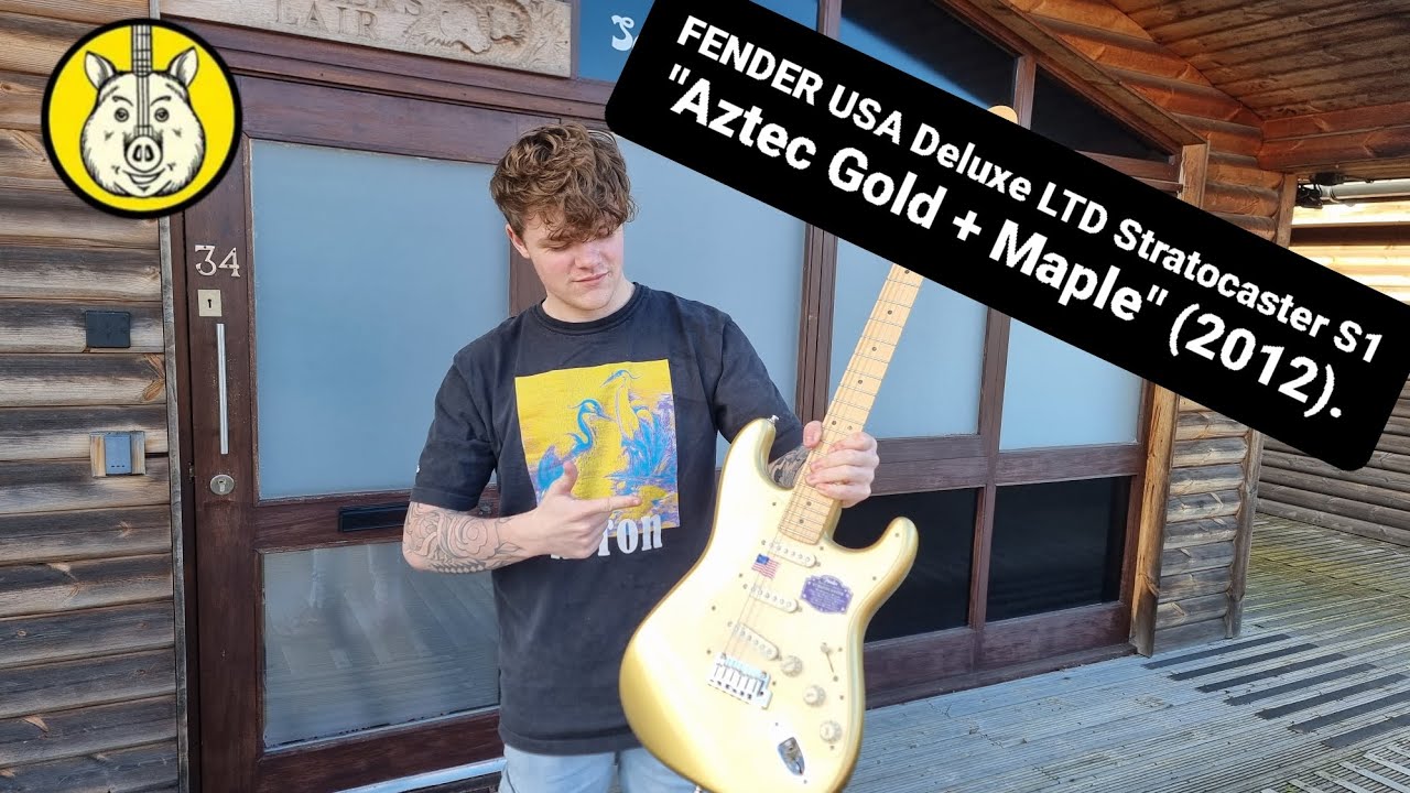 FENDER USA Deluxe LTD Stratocaster S1 "Aztec Gold + Maple" (2012).