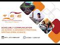 [FEB 2024] Scholarly Communication (Academic and Research proposal writing Open Science)