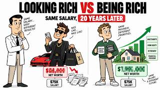 LOOKING RICH vs BEING RICH — The Real Math (Same Salary, 20 Years Later)