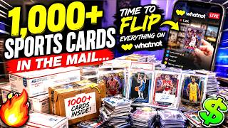 1,000+ Sports Cards in the Mail… Time to Flip Everything on Whatnot!