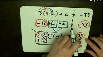 Video Lesson:  Solving Equations by Applying the Distributive Property (8.EE.C.7b)