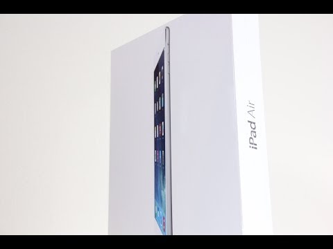 iPad Air Unboxing (Silver 32GB Wi-Fi) - YouTube