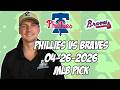 Philadelphia Phillies vs Atlanta Braves 4/26/26 MLB Pick &amp; Prediction | MLB Betting Tips