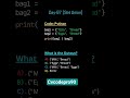 what is the output in python 👨‍💻#coding #python #codingbat #shorts #javascript #viral #clanguage #
