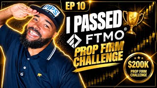 I PASSED the $200,000 Prop Firm Challenge! ($9,000 GBPUSD Trade) - EP. 10
