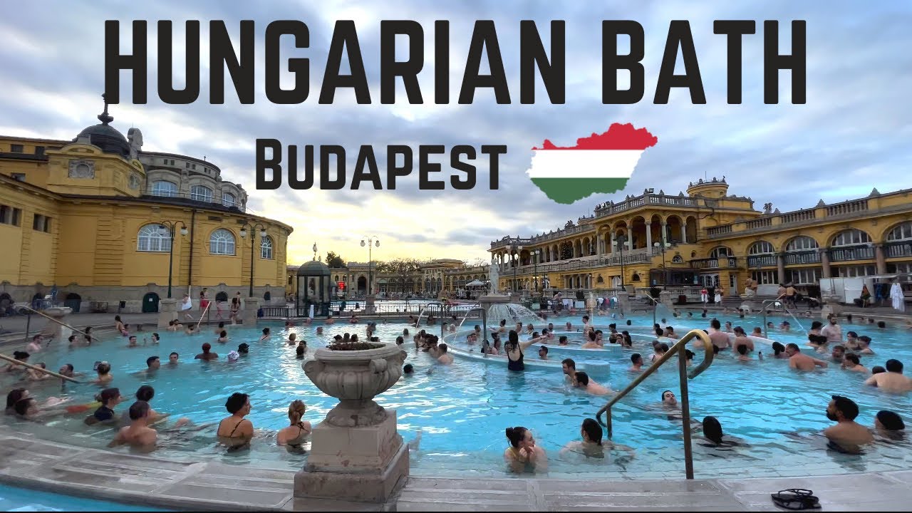 Széchenyi Thermal Bath Budapest, Hungary Amazing Stunning Outdoor Beautfiul Bath