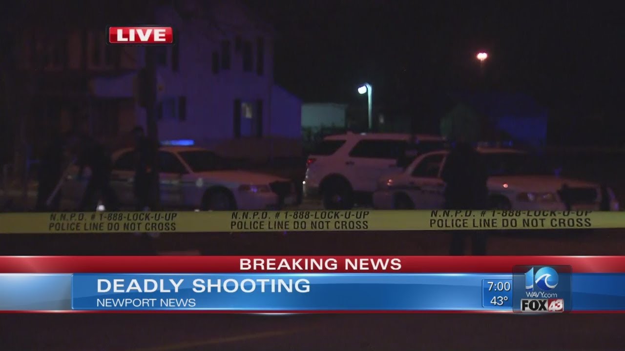 Man killed in Newport News shooting Monday afternoon - YouTube