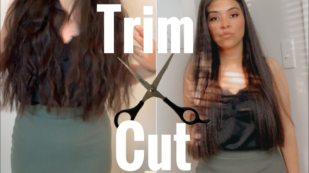 DIY How to trim your hair at Home YouTube