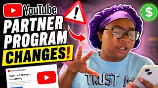 YouTube PARTNER PROGRAM MONETIZATION RULES CHANGED