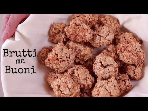 BRUTTI MA BUONI Ricetta Facile - Flourless Nut Cookies Easy Recipe