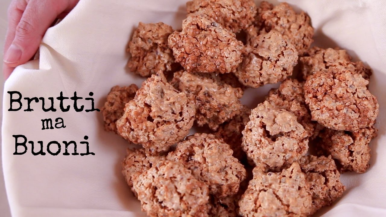 BRUTTI MA BUONI Ricetta Facile - Flourless Nut Cookies Easy Recipe ...