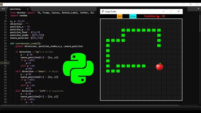 Curso Pygame #10 - Criando o jogo da cobrinha (Snake Game) Parte 3 