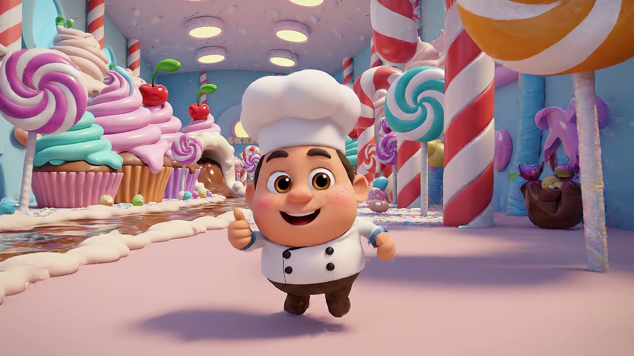 Конкурс Гигантский Кекс | Веселая Песенка про Сладости и Соревнования