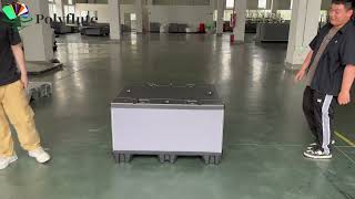 Collapsible Pallet Containers Pallet Sleeve Box Euro Pallet Box Factory -Polyflute