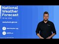 National Weather Forecast: Warm in SE, Showers WA and east coast