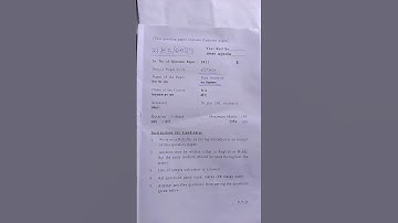 Data analysis 4th semester BA program DU |Question paper #