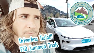 10. Tesla Model Y FSD Actual Smart Summon Trials