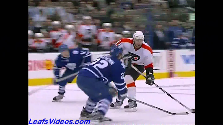 Flyers @ Maple Leafs - Briere Scores - Jody Shelle...